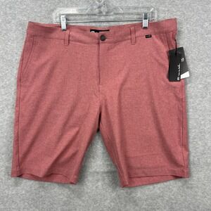 Travis Mathew Shorts Mens 40 Heather Red Sand Harbor Performance Golf Active NEW